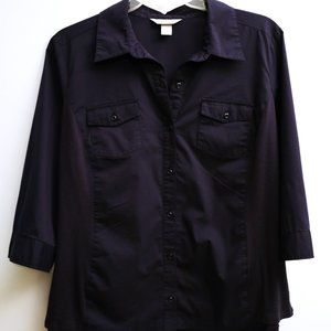 Cj Banks perfect comfort button down